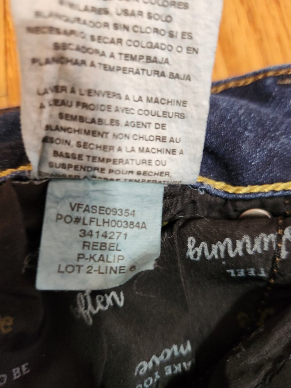 Lee Curvy Fit Rebel Bootcut Jeans Size 14 Medium Dark Wash - Picture 11 of 12